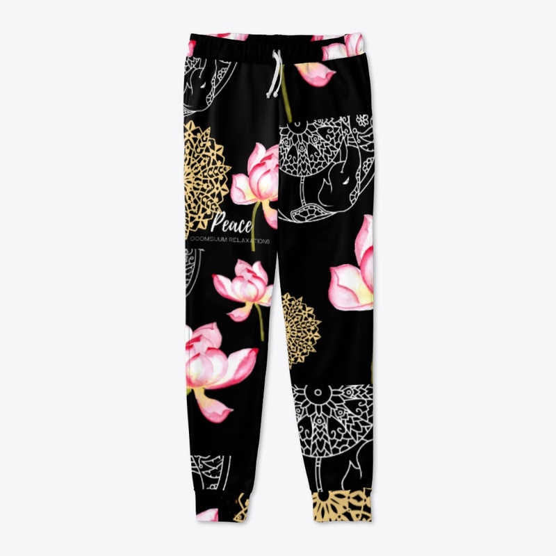 Peace♥ Mandala Art Floral Joggers