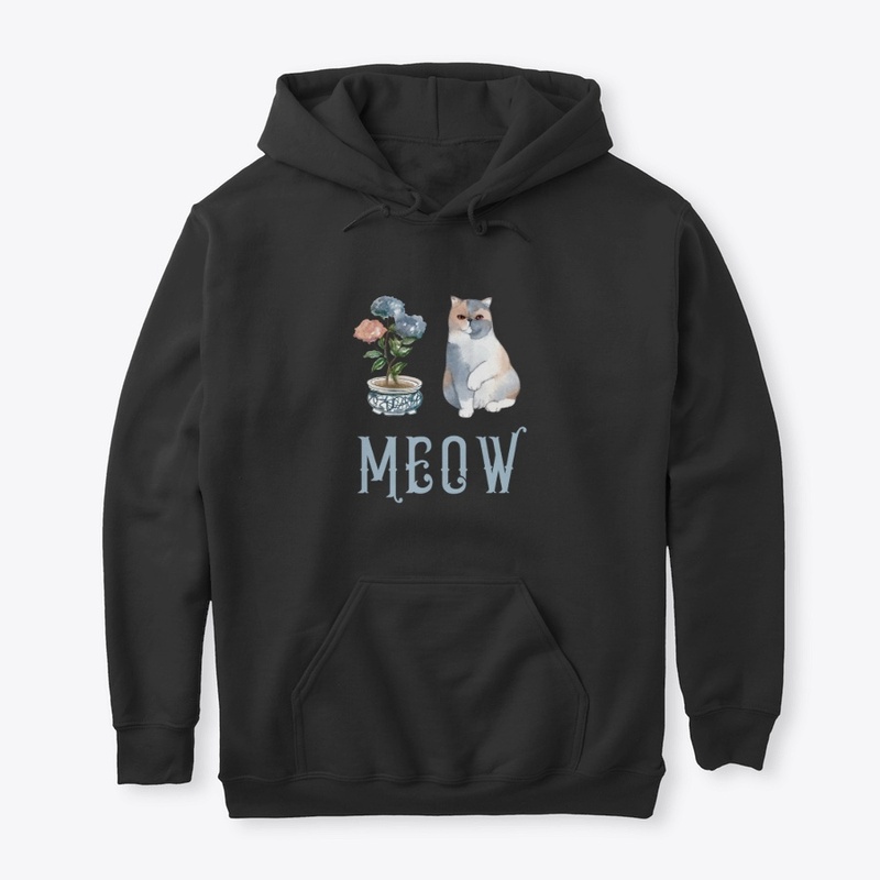 Meow Cat Design | Cat Tee