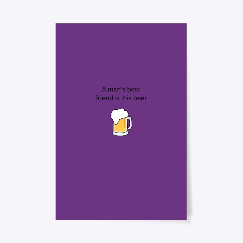 Men and beer drinking