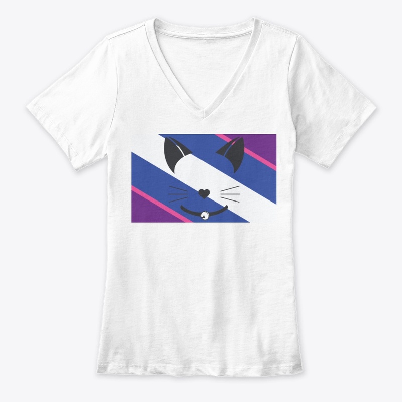 Mens Kitten Pride Flag Tee Design
