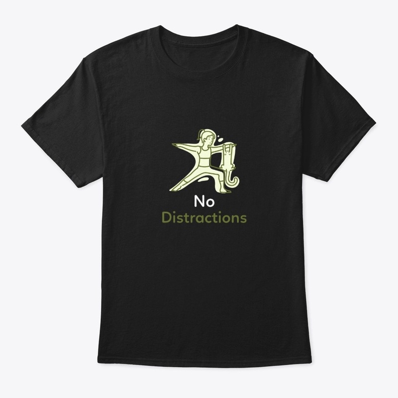 No Distractions w/ Cat tee