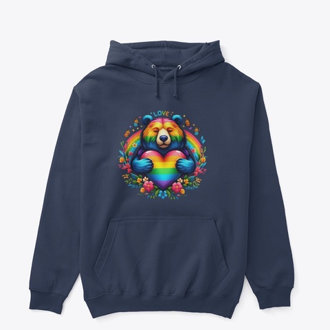 Love Bear Navy T-Shirt Front