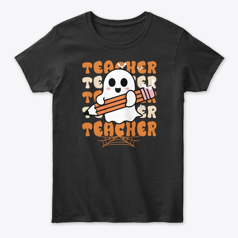 Halloween teacher ghost for Happy 