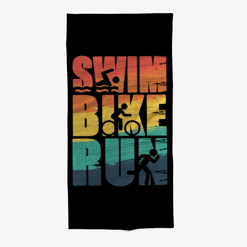 Triathlon Sports swim bike run T-Shirt