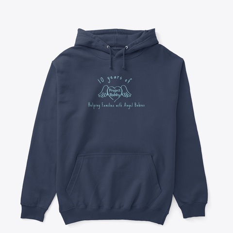10 Years Of Project Robby Navy T-Shirt Front