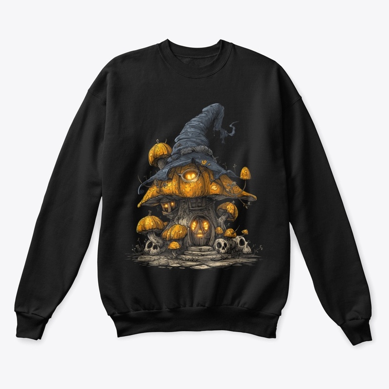 Cute Spooky Mushroom House