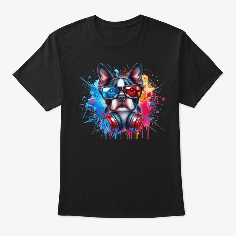 3D Boston Terrier 3