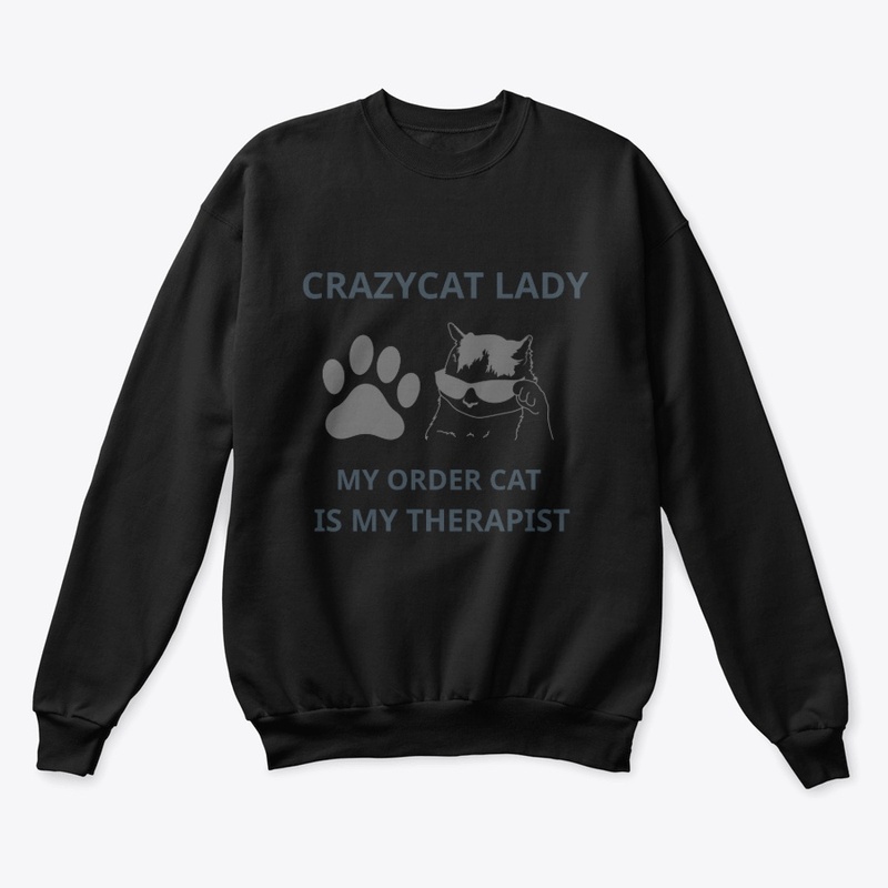 Purr-fect Therapy Cat Mom Tee