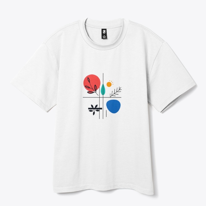 Minimalist graphic T-shirt design B