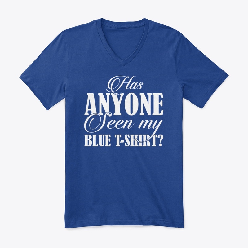 blue t-shirt