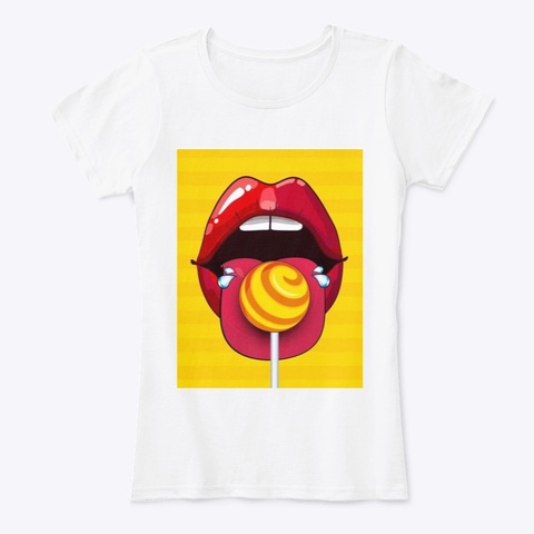 Chupeta Tshirt 2 White Camiseta Front