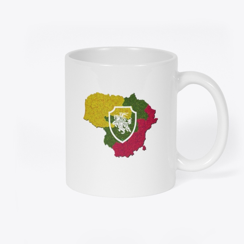 Lithuania Map & Vytis