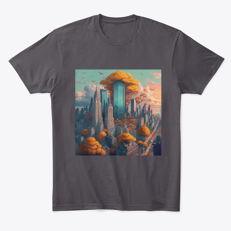 comic skyscraper scenery 