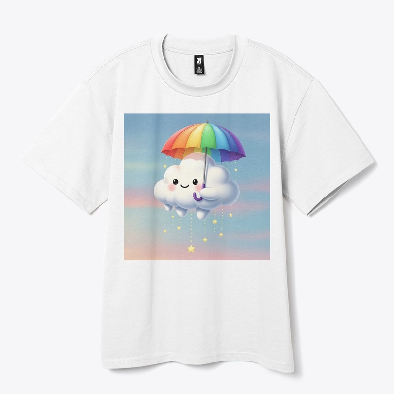 Cute Cloud &amp; Rainbow Umbrella