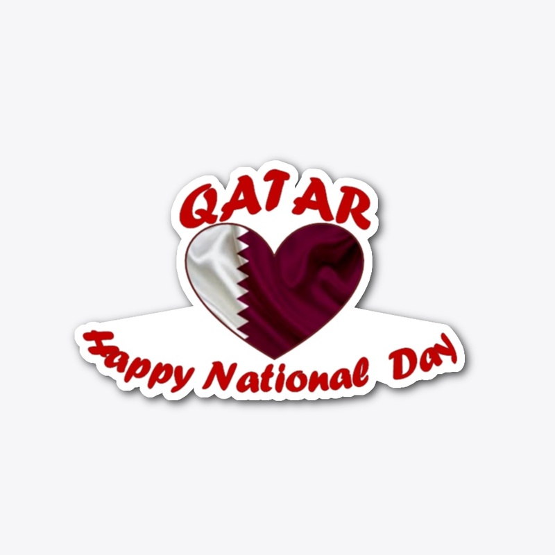 Qatar happy national day T-shirt design