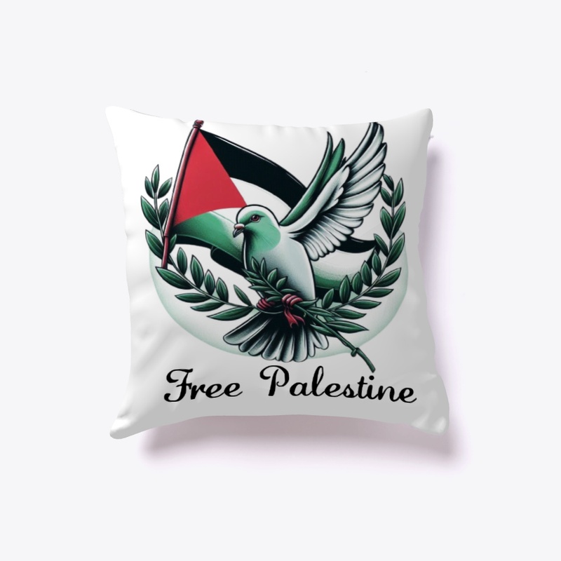 Pigeon fly Palestine Flag