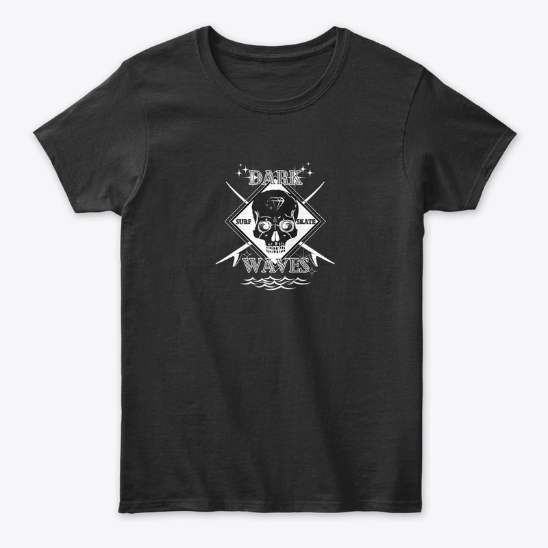 Dark Waves skull design