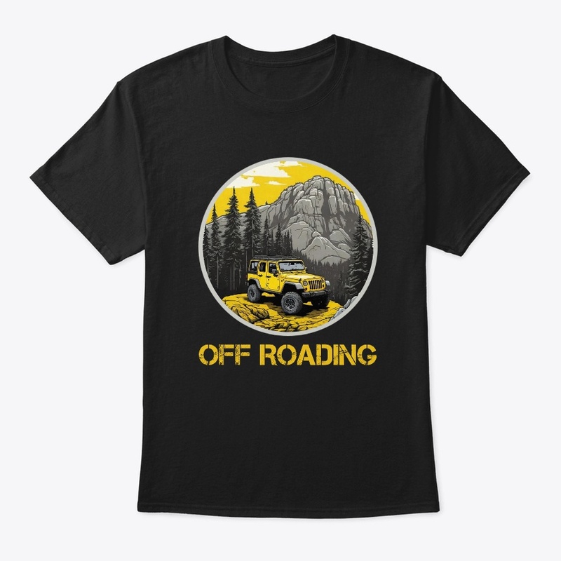 classic yellow off roading vehicle 