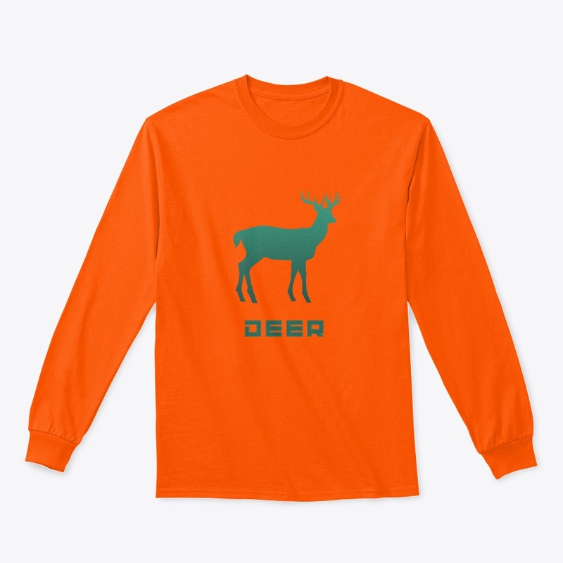 Silhouette of Deer with Antlers