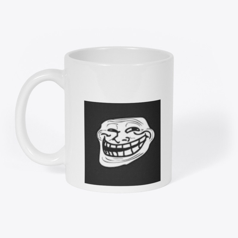 troll face design cup