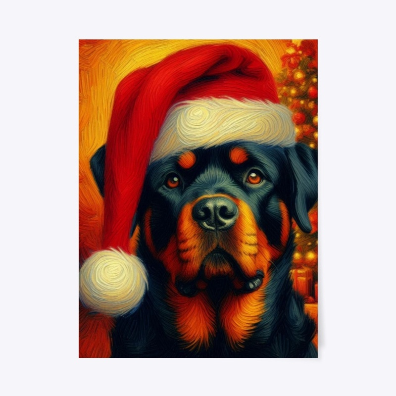 Santa Rottweiler