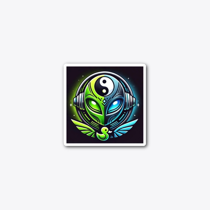 AIrhythmX Official Music Die Cut Sticker