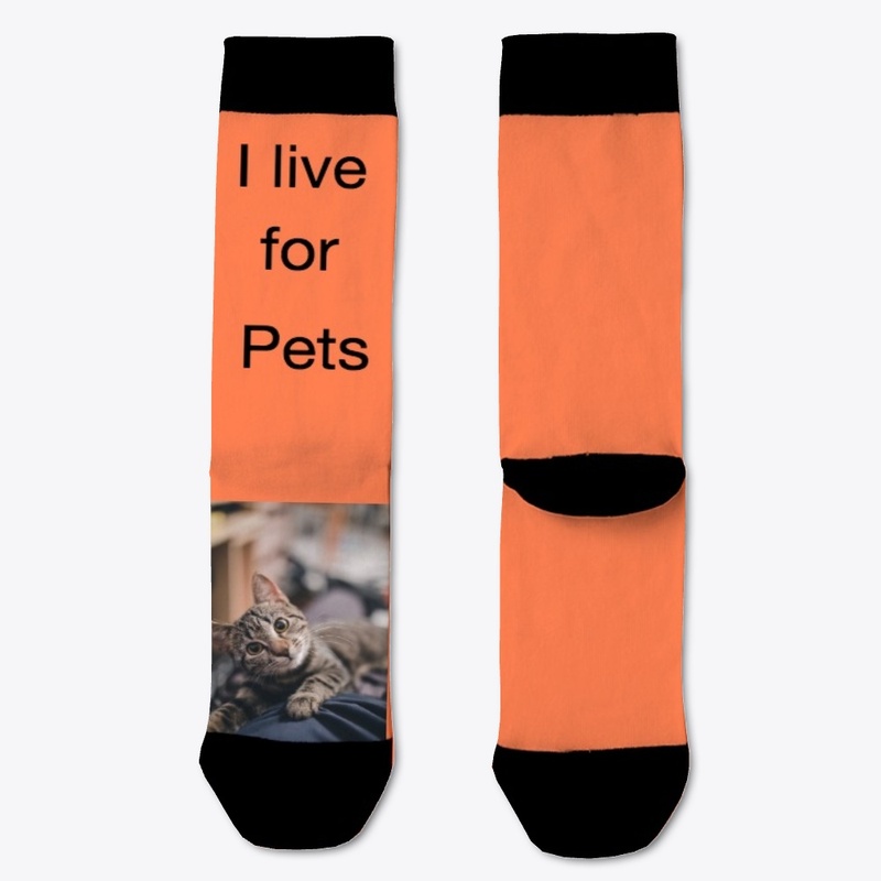 i live for pets socks