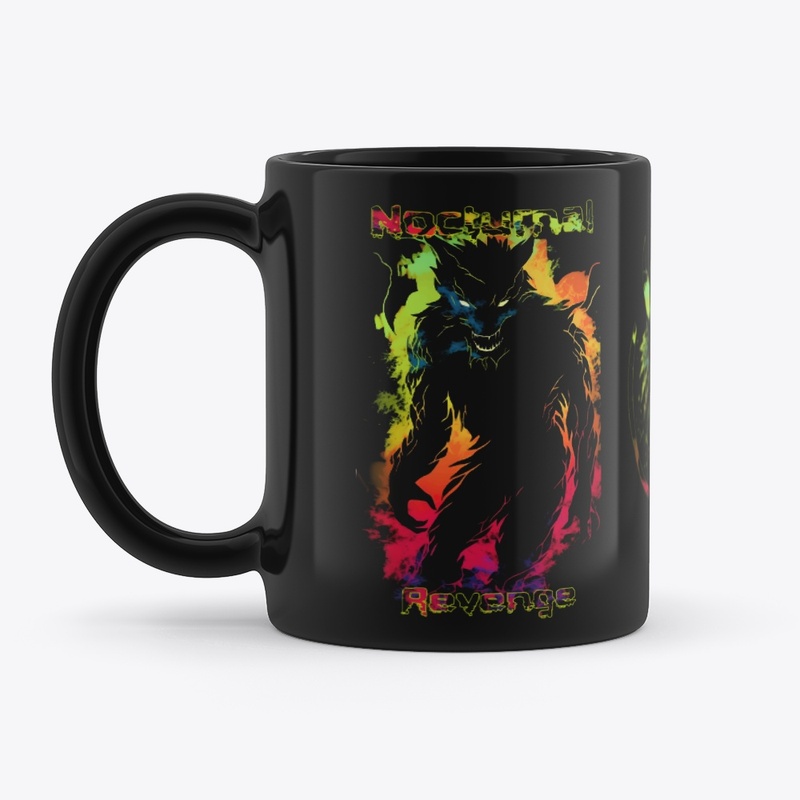 Nocturnal Revenge Werewolf Silhouette 