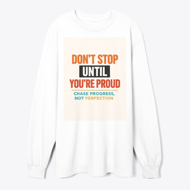 Bold Motivation Typography Tee