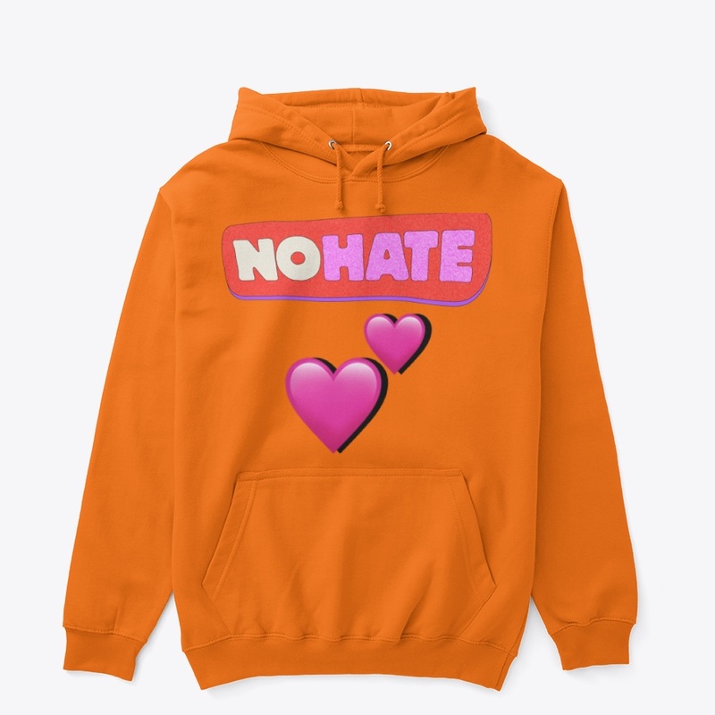 No Hate Sticker T-Shirts 