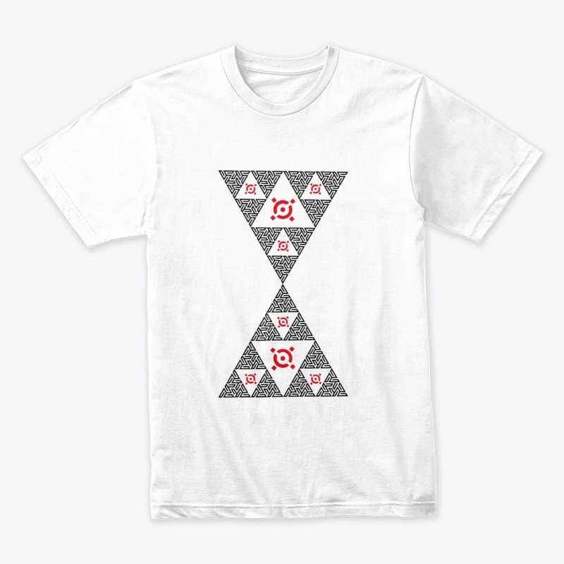 Triangle Pattern with Pyramids Shape