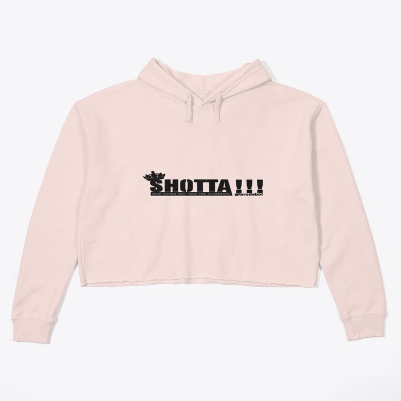SHOTTA!!! Women's Crop Hoodie