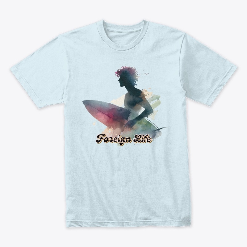 Foreign Life Surfer Watercolors 2