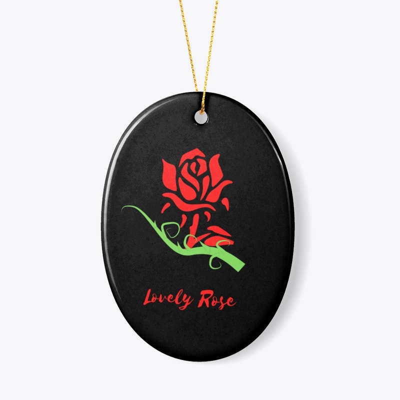 Graphic design ceramic ornaments 
