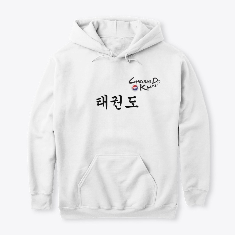 Taekwondo in Korean at center