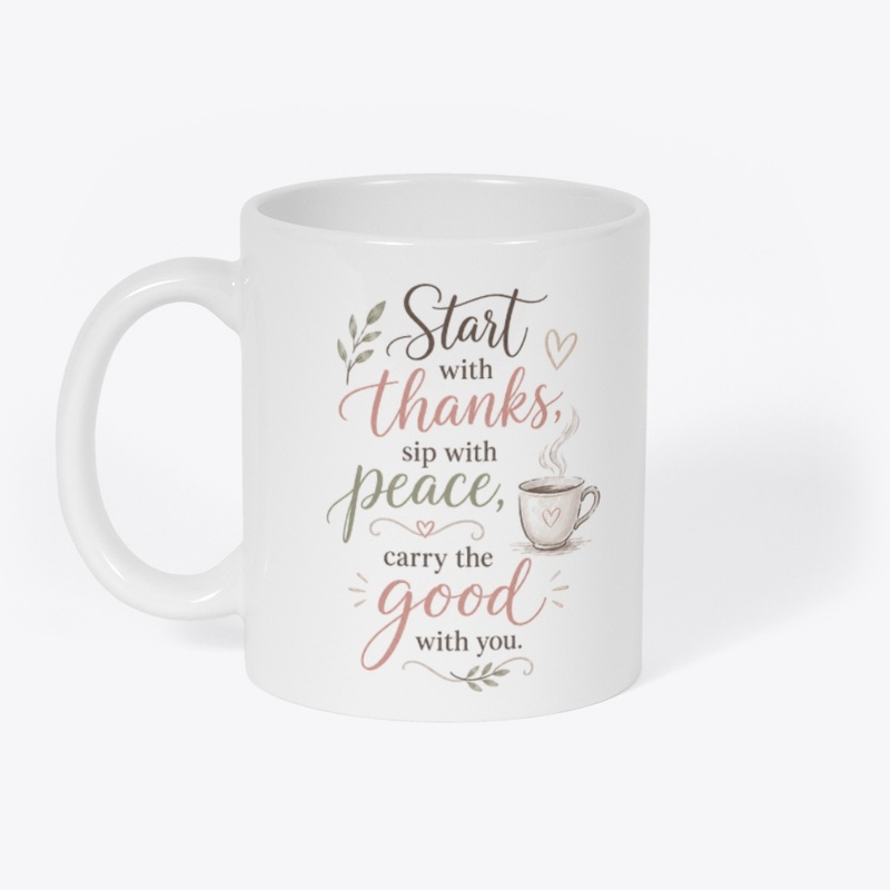Start With Thanks Art & Merch
