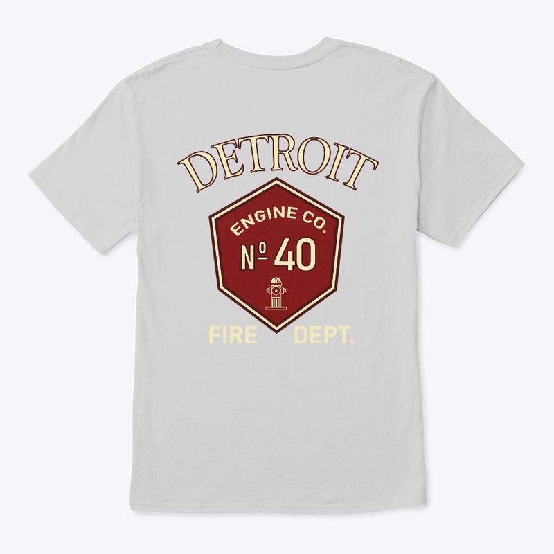 Detroit Fire Department Engine 40 Shirts