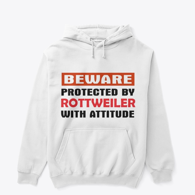 Beware Protected by Rottweiler 