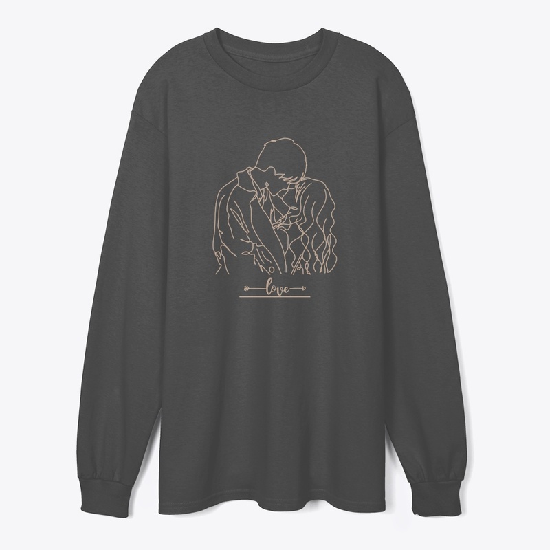 "Couple Love" Simple T-Shirt