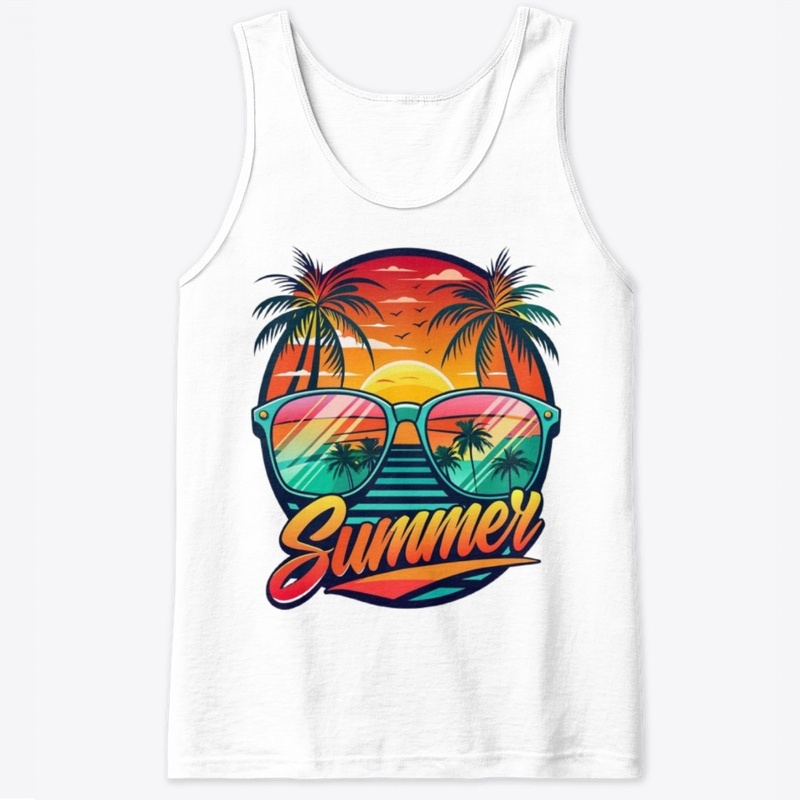 Sunset Vibes Classic Summer Tank Top ☀️