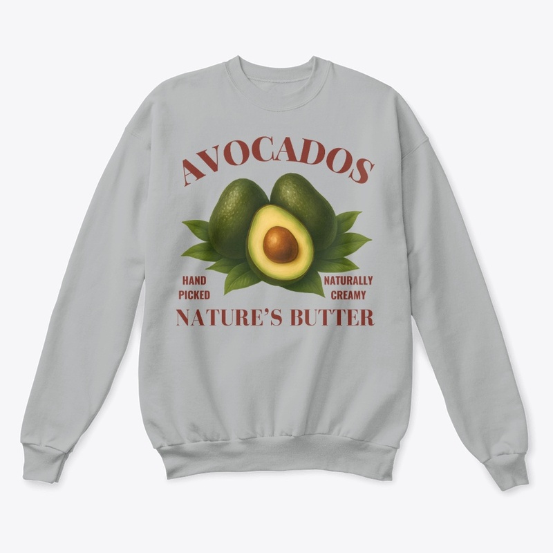 Nature’s Butter | Retro Avocado Art