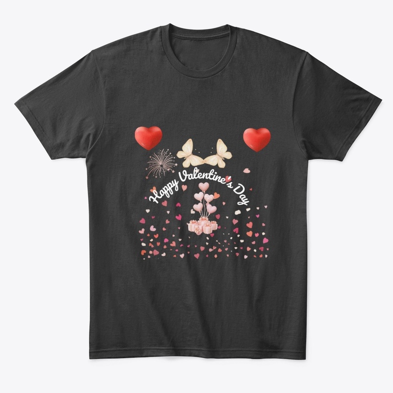 Sweet Hearts Butterflies Valentine's Day