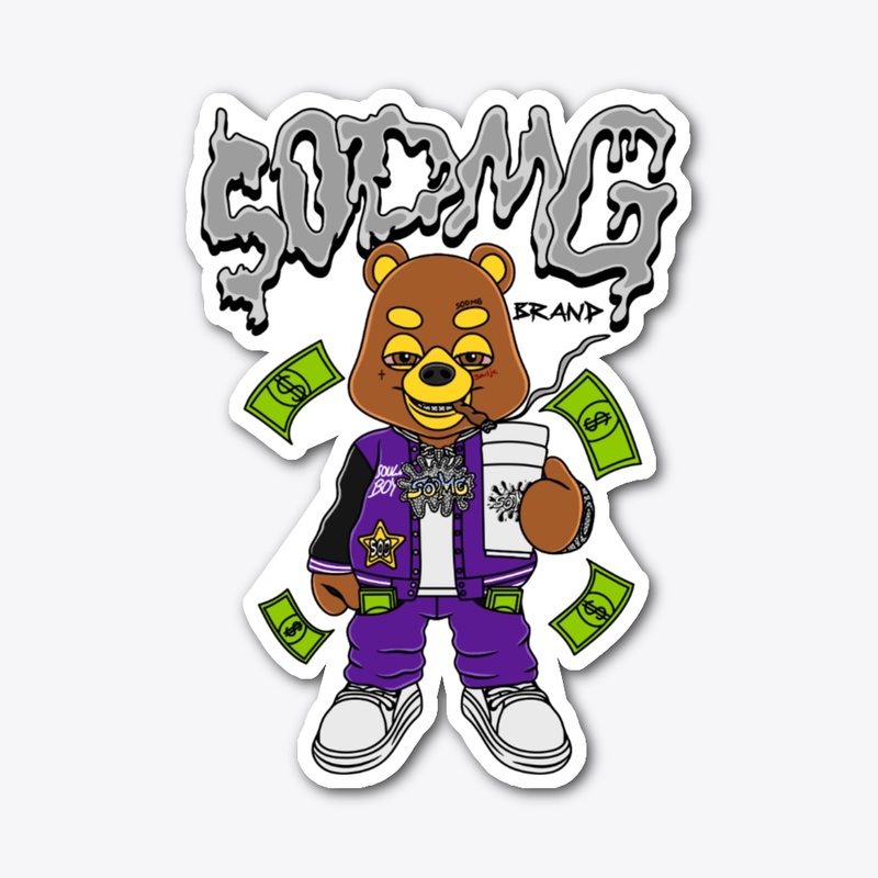 SODMG Bear Sticker