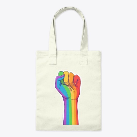 Support Lgbt Natural T-Shirt Front