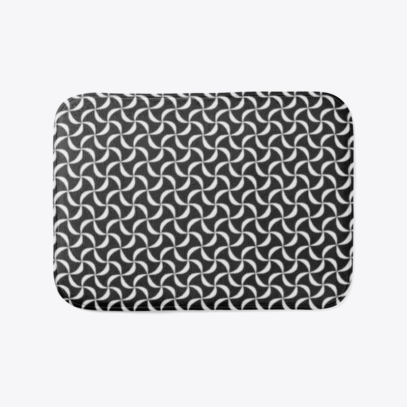 Black Petite Bath Mat