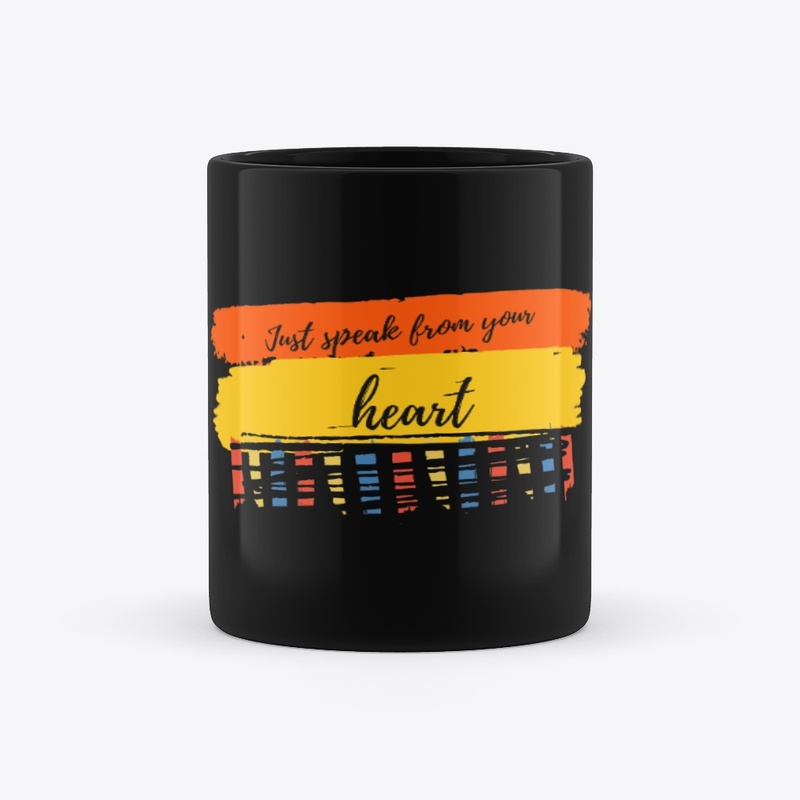 Speak from your heart drinkware