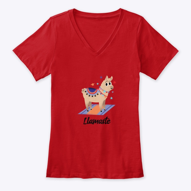 Llamaste Funny Llama Yoga 