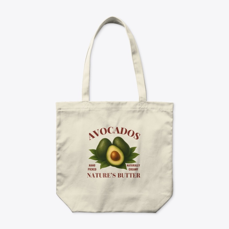 Nature’s Butter | Retro Avocado Art