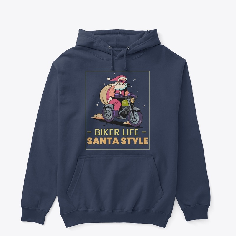 Biker Life Santa Style