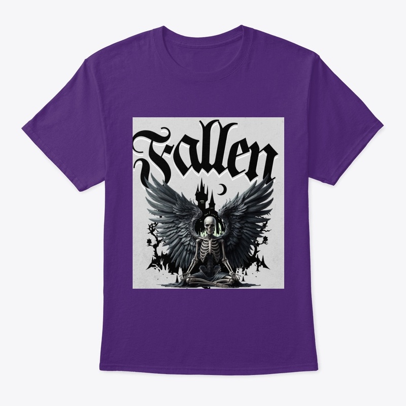 Fallen Skeleton Wings t-shirt